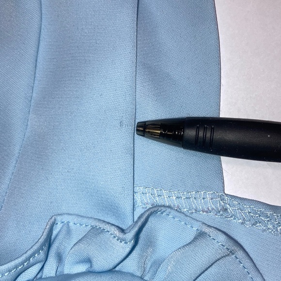 YesStyle Ruched Ruffle Dress Small - Picture 15 of 15